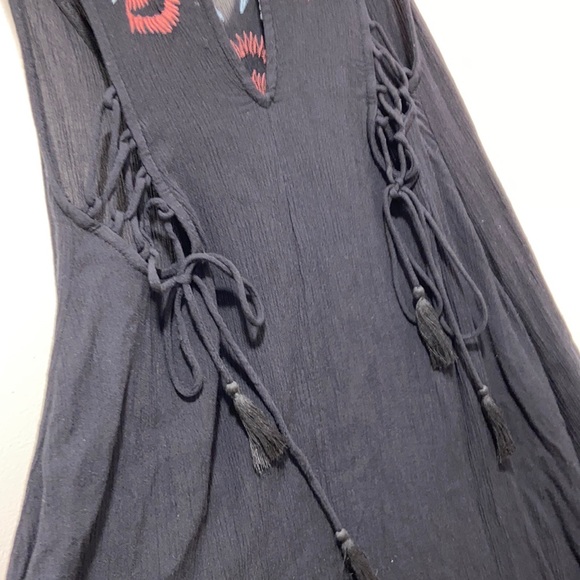 Free People Adelaide Festival Slip Flowy Boho Dress Women Size S / M - Picture 11 of 14